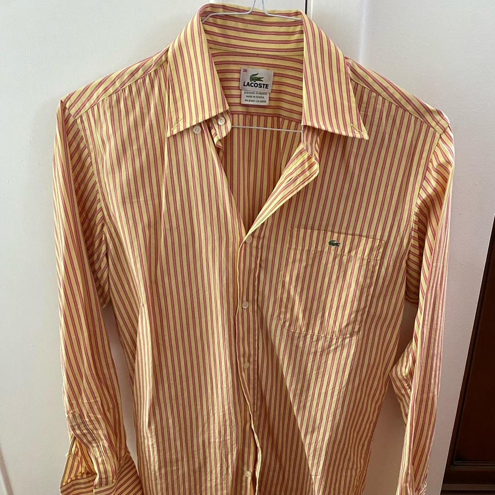 Trendy Lacoste button up shirt